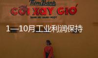 1—10月工業利潤保持較快增長