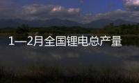 1—2月全國(guó)鋰電總產(chǎn)量超過(guò)102GWh 同比增長(zhǎng)24%