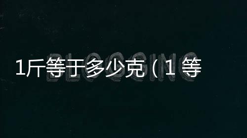 1斤等于多少克（1 等于多少）