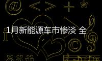 1月新能源車市慘淡 全年看漲80萬輛目標(biāo)