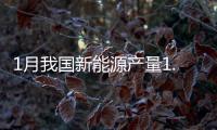 1月我國(guó)新能源產(chǎn)量1.61萬(wàn) 同比增144%