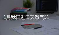 1月我國進口天然氣51億立方米 增長5.8%