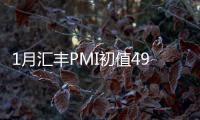 1月匯豐PMI初值49.6 創六個月最低水平