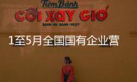 1至5月全國國有企業營業總收入同比增長6.2%