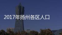 2017年揚州各區人口排名，揚州
