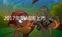 2017年第48周上市新車匯總