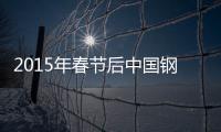 2015年春節(jié)后中國鋼材價(jià)格走勢預(yù)測