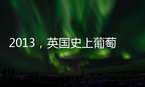 2013，英國史上葡萄酒產量最高的年份