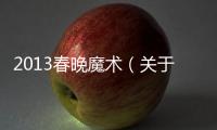 2013春晚魔術（關于2013春晚魔術的基本情況說明介紹）