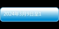 2024年3月9日至15日一周北京交通出行提示