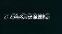2025年8月份全國規上工業天然氣產量同比增長5.9%