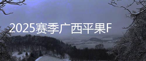 2025賽季廣西平果FC賽程表來了