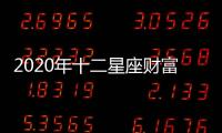 2020年十二星座財富運勢排行榜
