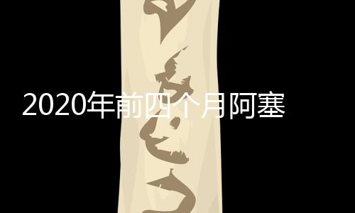 2020年前四個月阿塞拜疆國家石油基金銷售天然氣獲利約6000萬美元