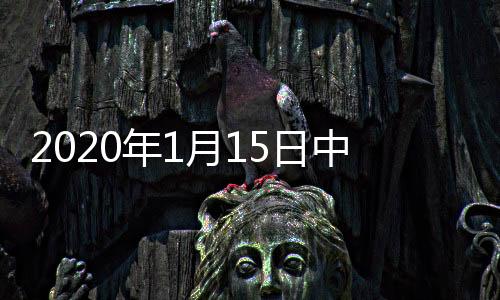 2020年1月15日中國玻璃綜合指數,產業數據