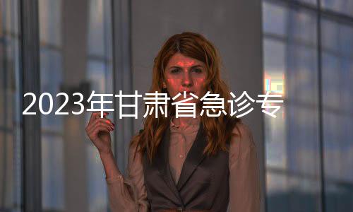 2023年甘肅省急診專業醫療質控工作會議暨急性中毒新進展培訓班順利舉辦