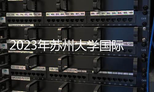 2023年蘇州大學(xué)國(guó)際青年學(xué)者東吳論壇舉行