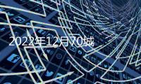2022年12月70城房?jī)r(jià)指數(shù):一線城市漲、二三線城市降