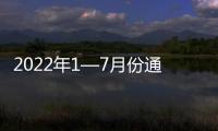 2022年1—7月份通信業經濟運行情況