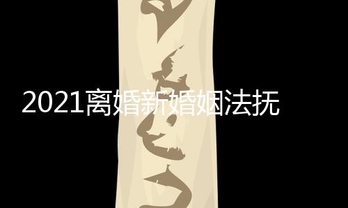 2021離婚新婚姻法撫養(yǎng)費(fèi)（2021離婚新婚姻法）