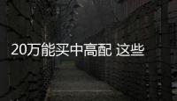 20萬能買中高配 這些大牌合資車實(shí)力不錯