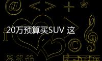 20萬預算買SUV 這2臺合資+2臺國產是首選！