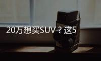 20萬想買SUV？這5款口碑最好