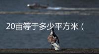 20畝等于多少平方米（畝等于多少平方米）