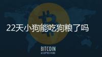 22天小狗能吃狗糧了嗎