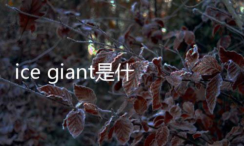 ice giant是什么意思（giant是什么意思）