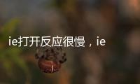 ie打開反應(yīng)很慢，ie打開很慢怎么解決【圖解】
