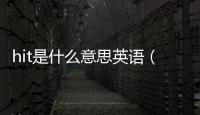hit是什么意思英語（hit是什么意思）