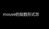 mouse的復數(shù)形式怎么寫是什么意思