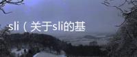 sli（關(guān)于sli的基本情況說明介紹）