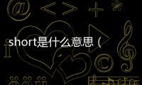 short是什么意思（shirt是什么意思）