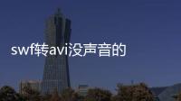 swf轉(zhuǎn)avi沒聲音的解決辦法