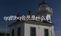 qq的hq會員是什么意思（hq會員是什么）