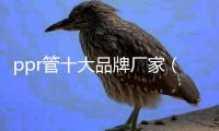 ppr管十大品牌廠家（ppr管十大品牌）