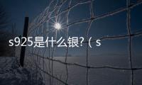 s925是什么銀?（s925是什么銀）