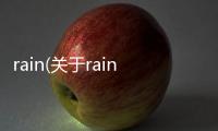 rain(關(guān)于rain簡述)