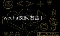 wechat如何發音（wechat怎么讀語音）