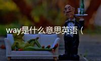 way是什么意思英語（way是什么意思）