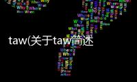 taw(關于taw簡述)