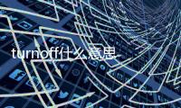 turnoff什么意思?（turn off什么意思）
